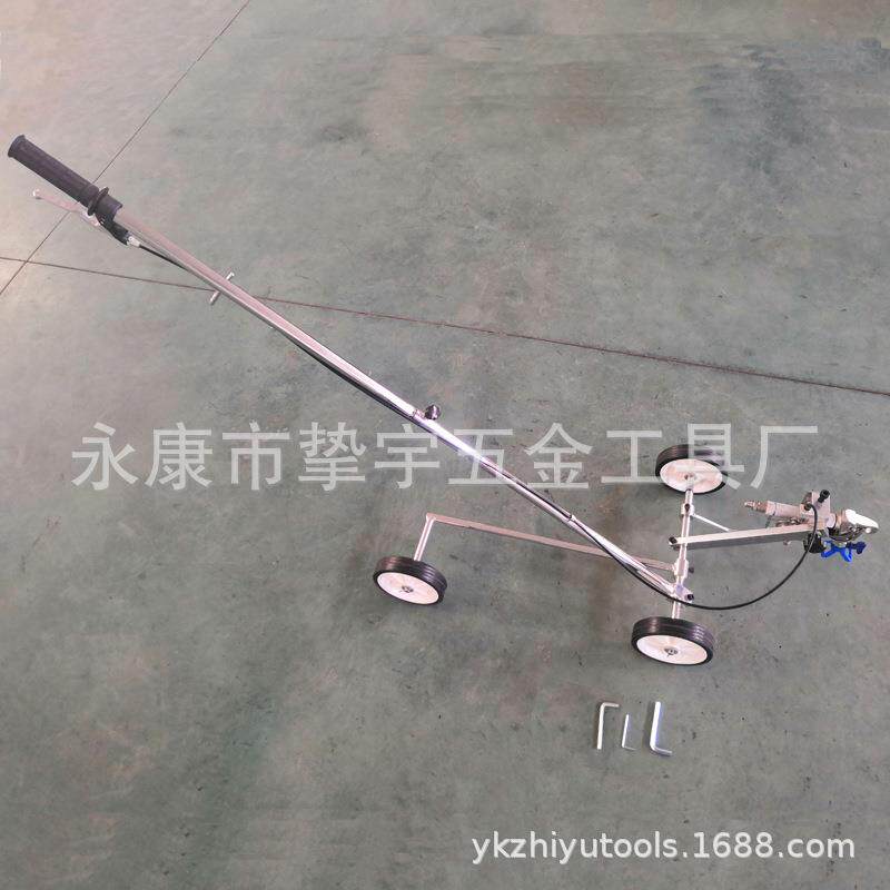 公路划线机手推冷式喷路道路跑道马停车位油漆画线车ZY-93线标机