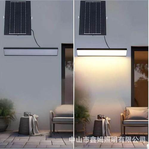 户外太分庭阳能壁灯条人体感应DF_3215超亮院车库外墙长新款简约