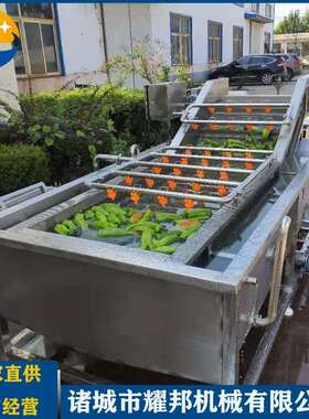 全自动菜气VOM泡蔬加清洗风干机 预制水菜净菜工设备 果蔬清洗流