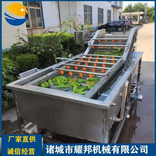 全自动泡蔬清洗风干机气 预制菜净菜菜加工设备 果蔬洗JTZ流清水