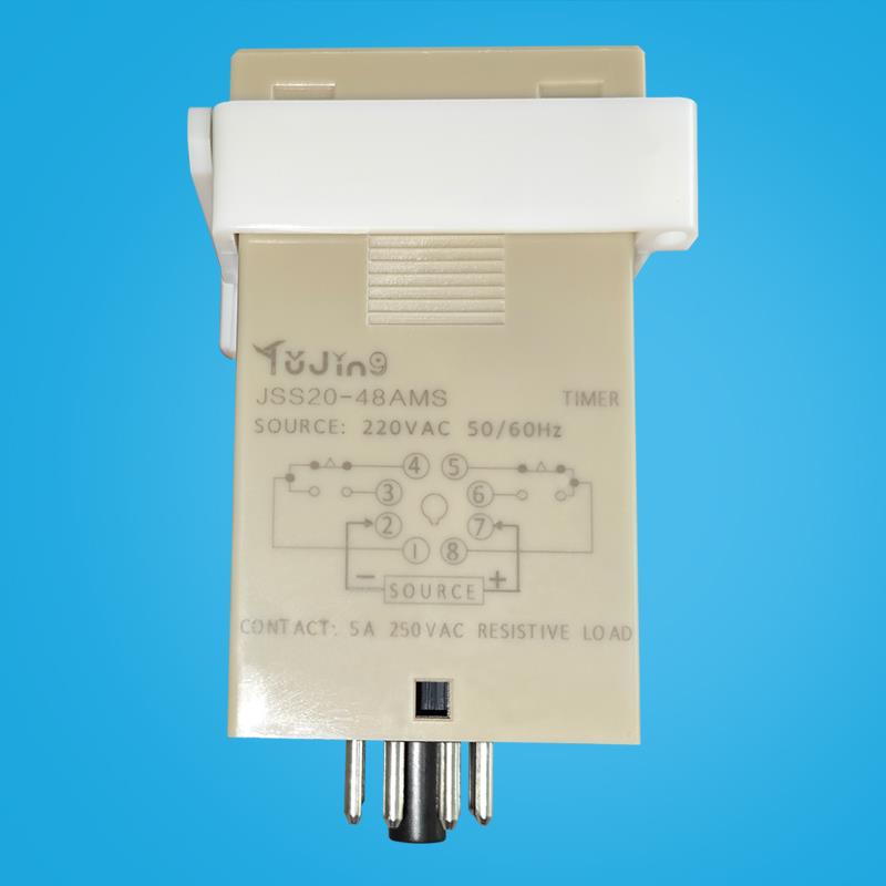 JSS20-48AMS延时继电器220V真空包装机99.9S注塑24数显计时秒开关