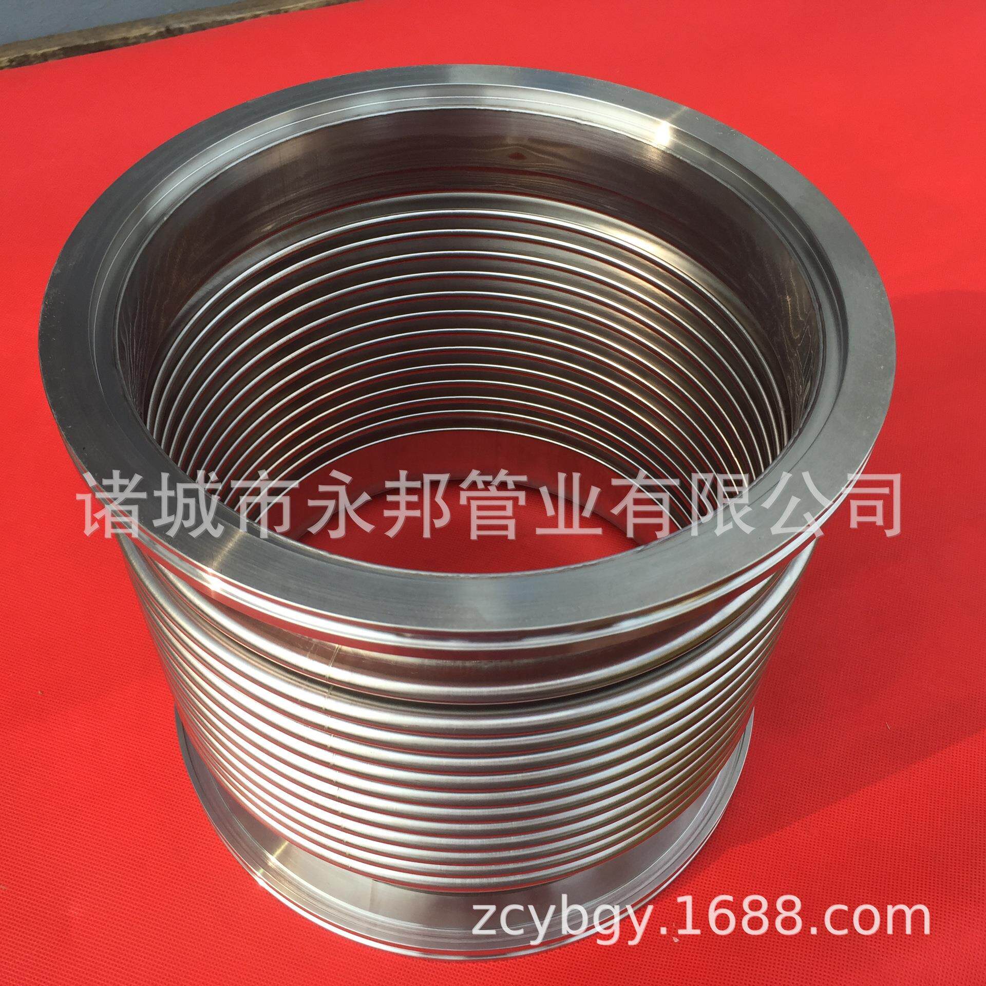 LF160 ISO160 不锈钢卡钳法兰真空波纹管 真空泵软连接 200mm长