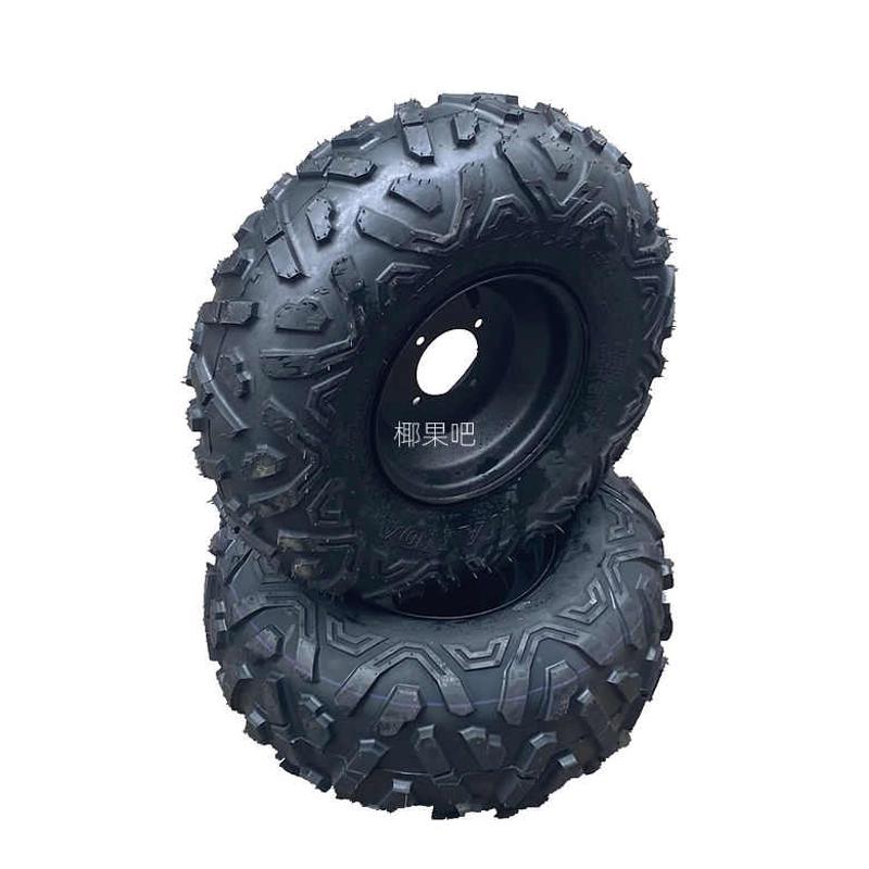 四轮卡丁车配件 沙滩车19X7-8 18X9.50-8寸A字加厚轮胎带铁轮毂