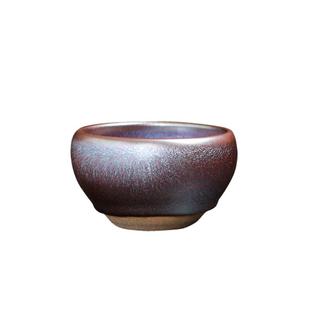 茶杯建阳建盏茶盏主人杯品茗杯七彩天目盏茶碗品茗单杯陶瓷个人杯