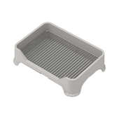 狗中小型便盆狗大号网架一体厕所宠物用品犬宠物狗不锈钢批发尿盆