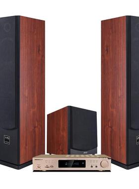 奇声（QISHENG）家庭影院5.1音响套装无源音箱组合卫星音响功放机