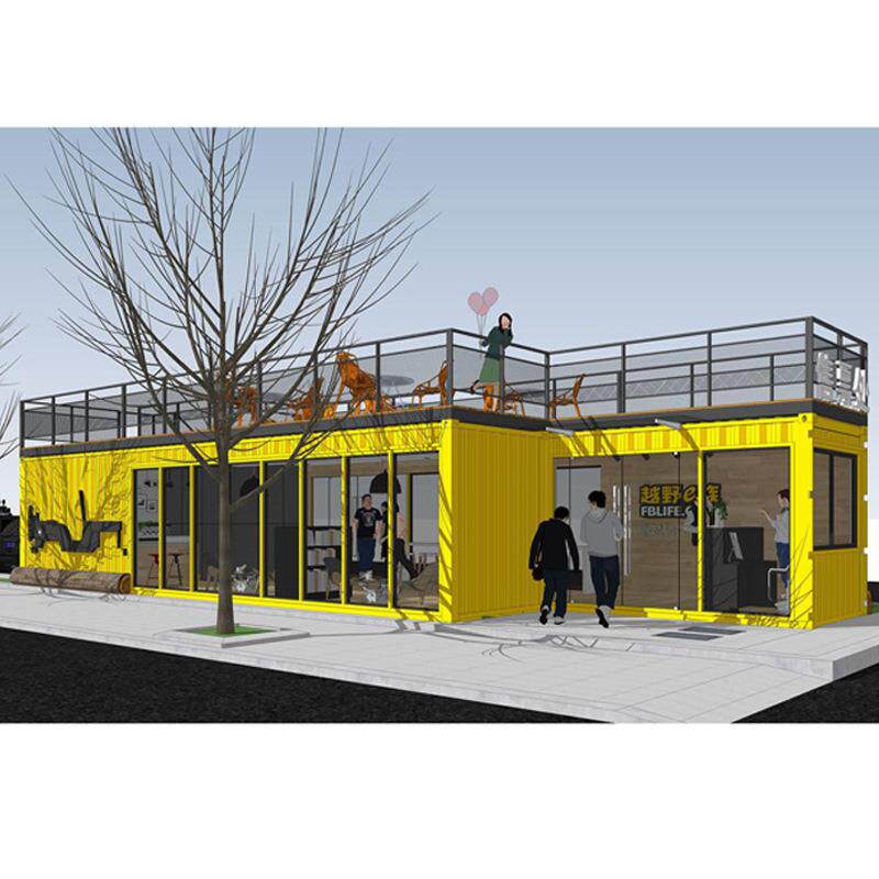 集装箱移动拆房办公室简易可定制拆卸璃工地家用可洗活拼动板房玻