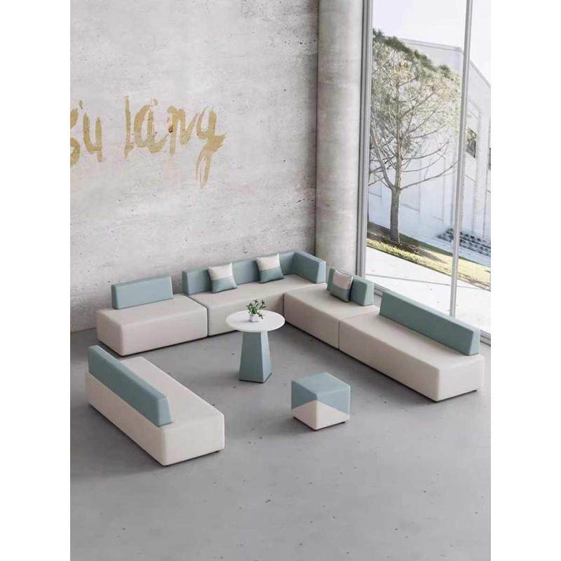 简约现代休息区前台接待门店商场大厅商务培训机构售楼处休闲沙发,商业/办公家具,商用休闲沙发,淘宝优惠券,粉丝福利购,淘宝优惠卷