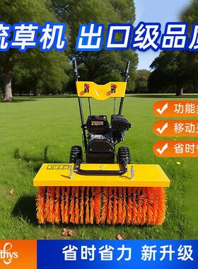 6.5马力YW800YL梳草机园林草坪强力梳草设备厂家直销灵活调整
