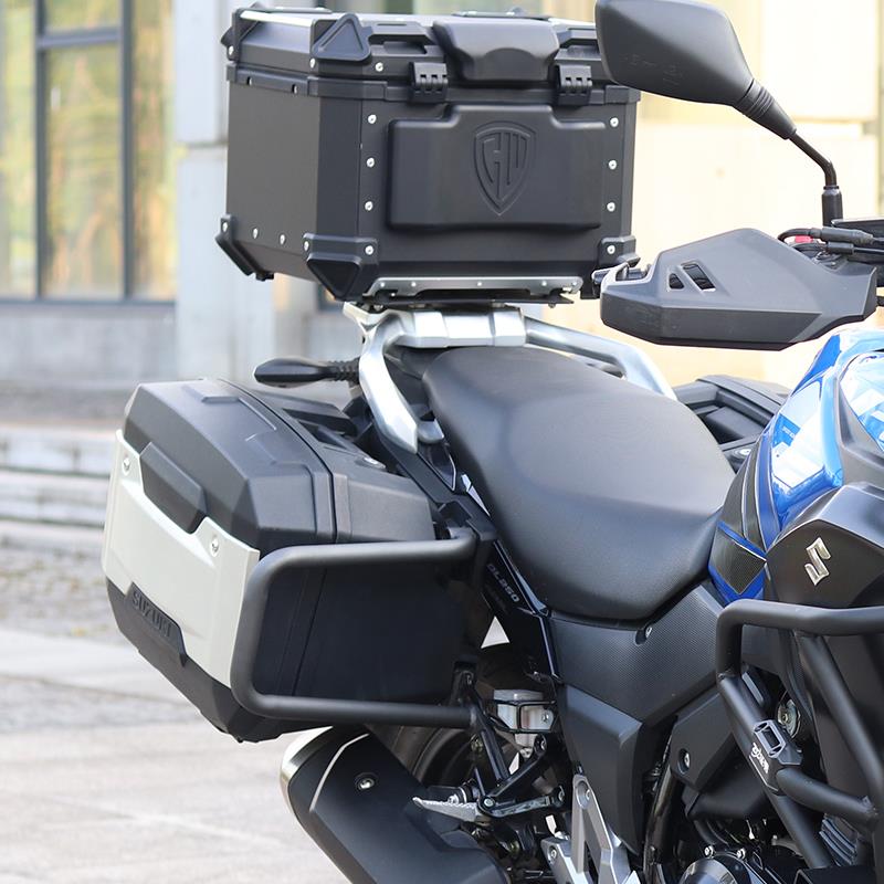 适用于铃木Dl250后保险杠Dl250- a侧箱护防摔杠摩托车竞技杠加厚