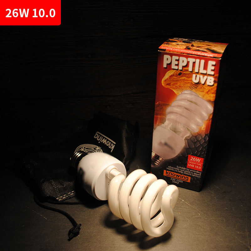 爬虫乌龟UVB补钙晒背灯节能陆龟饲养箱蜥蜴爬宠太阳灯管10.05.0
