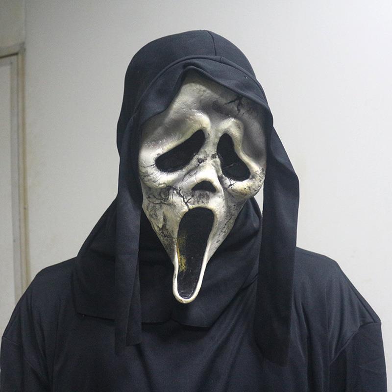*万圣节本搞怪死神髅面具剧杀黎明杀机惊声尖骷狼叫鬼面802具牙面