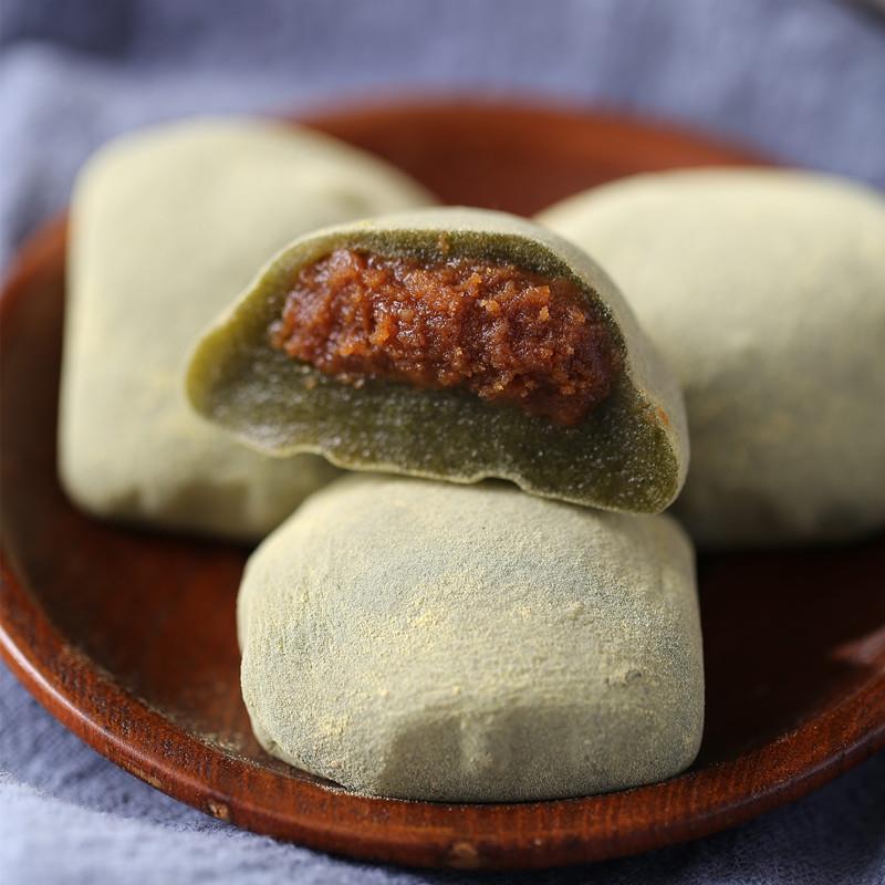 正宗手作艾青团子艾草糕团 松花麻糍 清明果子 清明团子糯米饼米