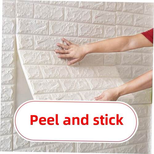 3D Wall Stickers Self Adhesive Foam Brick Room Decor DIY