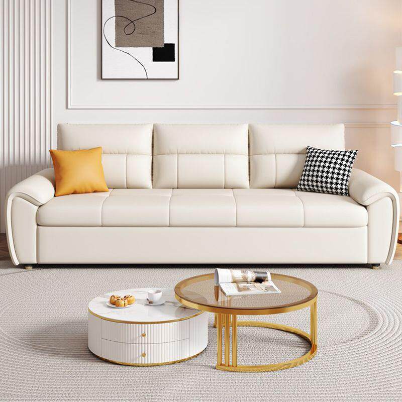 新款猫爪皮沙发床两用可折叠储物直排一体卧室小户型床双人阳台用