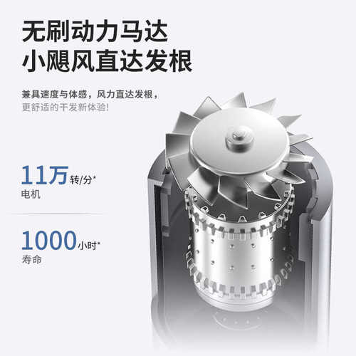 优士高速吹风机11万转家用发廊大功率吹风筒大风速干电吹风礼品