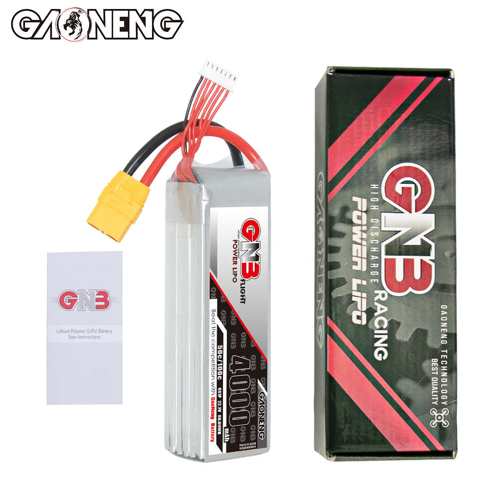 GNB高能 4000mAh 6S 22.2V 50C遥控卡车RC玩具模型平衡充锂电池