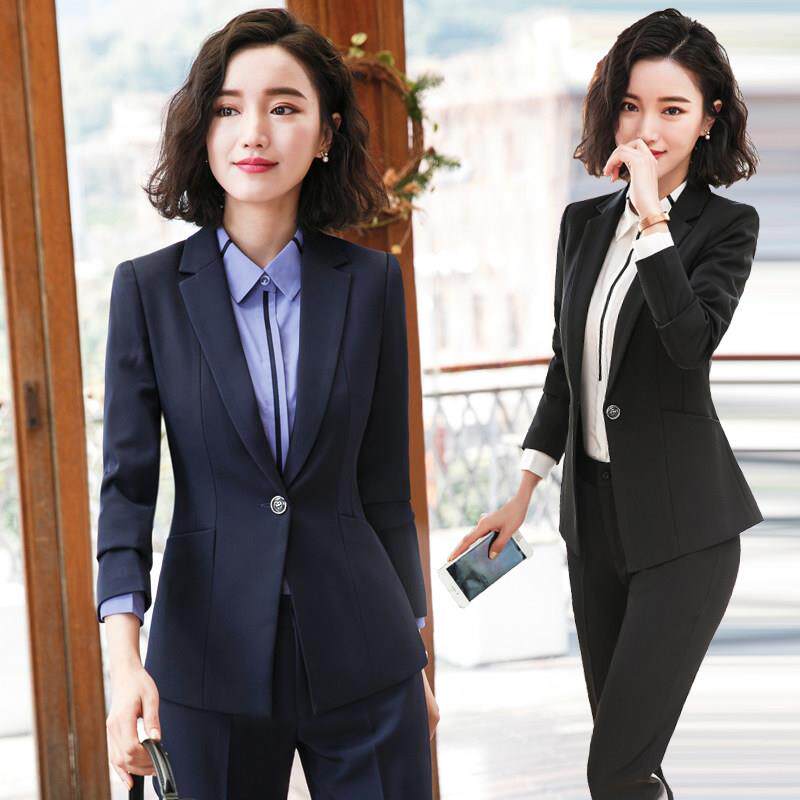 女士套装2021春秋季时尚优雅的女神风格优雅的职业装面试正装经理