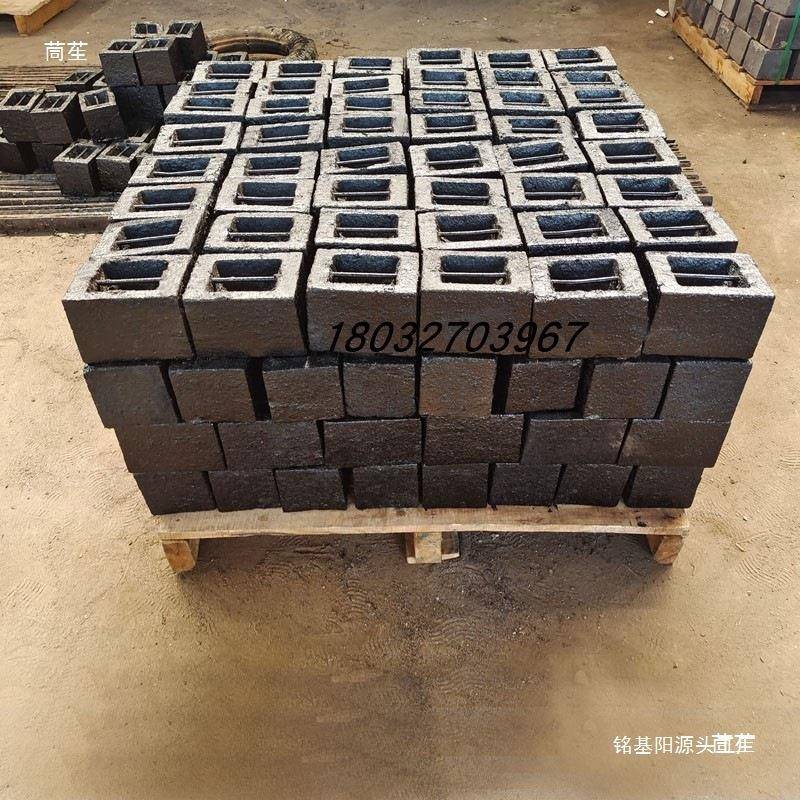 20公斤铁块压重铸铁吊车配重25公斤压铁重锤块圆形配重坠砣可