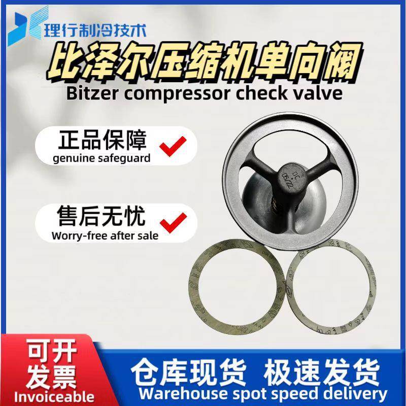 Bitzer比泽尔制冷压缩机配件比泽尔压缩机单向阀螺杆机单向阀