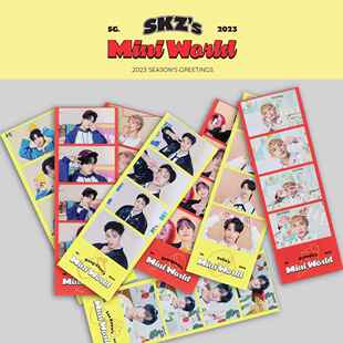 流浪男孩 sk 2023 season's greetings 4cut 书签照片卡