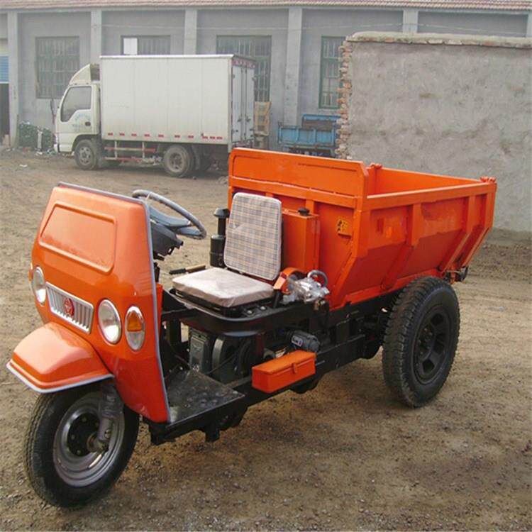 农用柴油三轮车 建筑工地拉沙拉土运输车 液压翻斗三马车