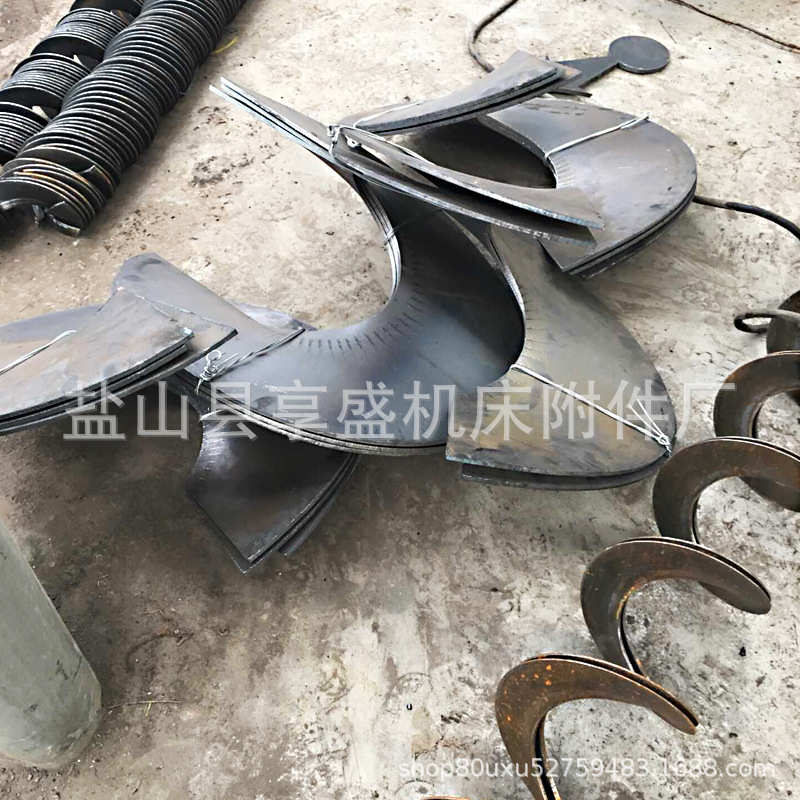 绞龙叶片螺旋叶片连续蛟龙螺旋输送机螺旋杆碳钢不锈钢搅龙叶片