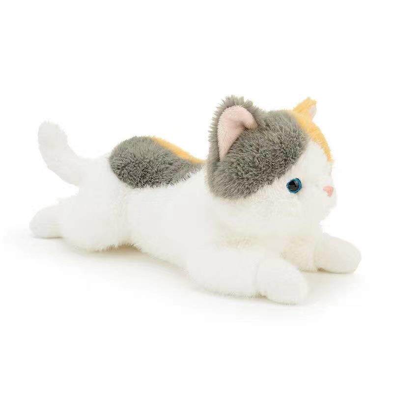 可爱抱抱趴趴猫毛绒玩具小猫咪公仔儿童睡觉小猫玩偶女生生日礼物