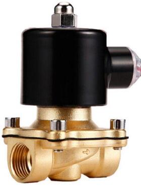 BOPU博普电磁阀4分常闭DN15铜水气开 关阀2W-160-15节能型2WBFR-1