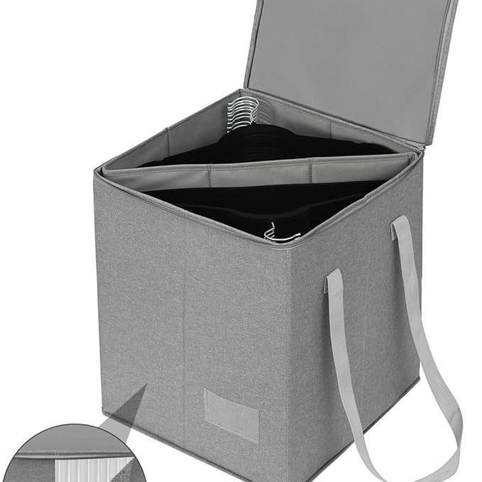 新品衣架手提收纳箱家用洗衣阳台收纳盒衣架整理器Hangerbox图片