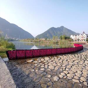 临时家用地下车库防台风挡水门防洪阻水闸挡鼠板铝合金防汛挡水板