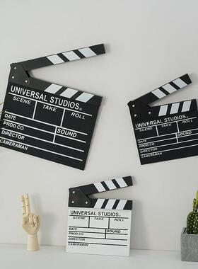 电影场记板导演板摄影木板道具 创意拍板拍照道具小黑板拍摄道具