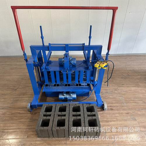 家用直推式移动水泥制砖机免烧砖机水泥砌块砖机空心制砖机