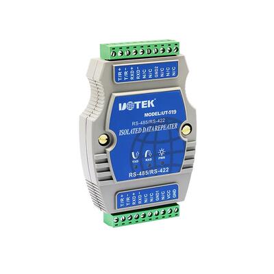 Utek工业级高性能Rs485/422中继器光隔离防浪涌Ut-519