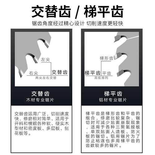角磨机切割机切割片切木头350mm铝合金木工锯片超薄细齿无毛刺120