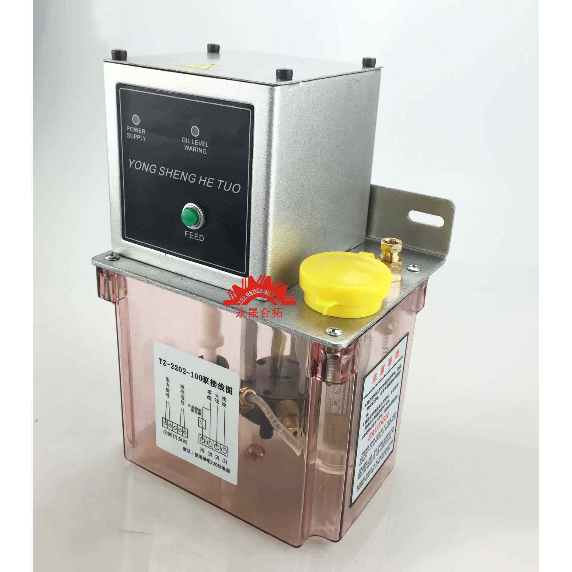 1升齿轮半自动润滑泵 机床PLC控制油泵 TZ2202-100 小容量加油机