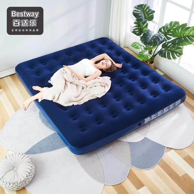 Bestway67004双人特大床充气床垫防潮睡垫露营帐篷垫子