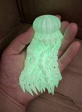 水族馆新品打印水母3D模型摆件