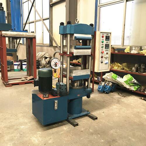 电热水冷塑料压片硫化机电加热400度硫化机温400℃压机