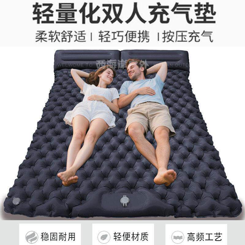户外充气式帐棚睡垫露营单人加厚TPU 双人床垫可携式野外防潮午休