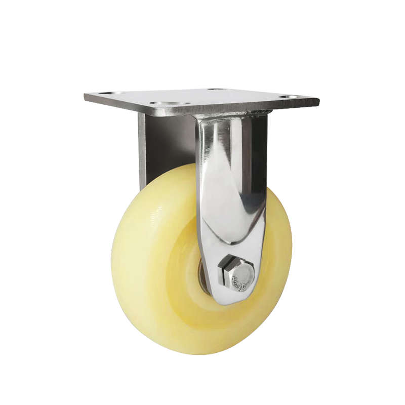 重型304不锈钢脚轮4寸5寸6寸8寸万向轮尼龙轮超万向手推车防锈轮