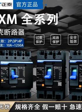 NXM-125S 250S 4300B 3P 4P塑壳断路器 NXM空开400S昆仑630S