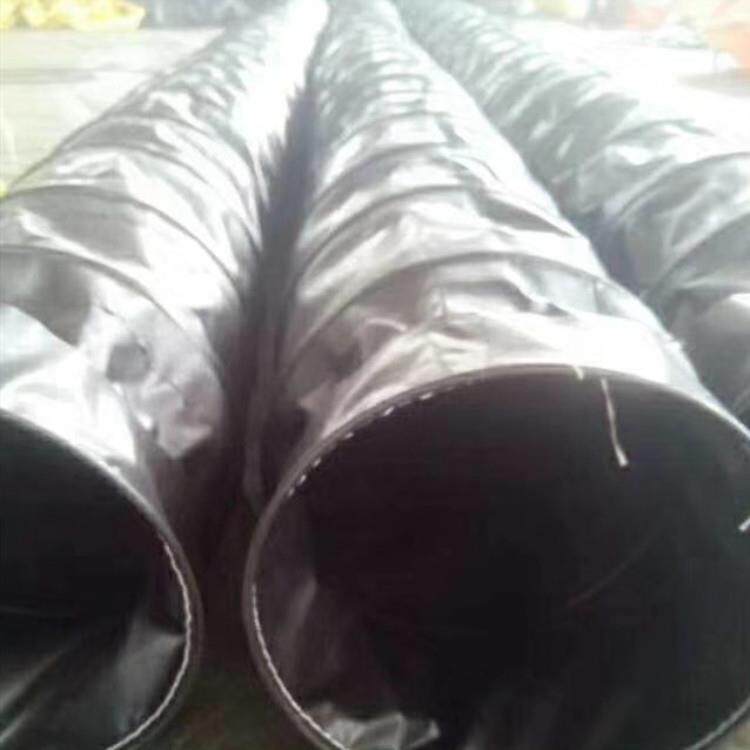 厂家直销 正压全软管无钢丝通风管导风筒PVC塑料尼龙夹网布