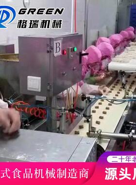 全自动春卷皮机 大型燃气春饼机连续式 自动商用小卷饼加工生产线