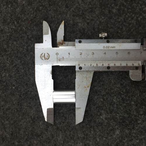 适用电摩法斯特前减震前轮毂中轴心10/12mm轴套改装增高12转10轴