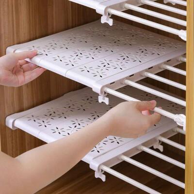 Adjustable Wardrobe Closet Organizer Clothes Storage Shelves