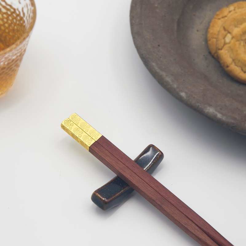 厂家直供 筷子 酒店餐厅家用红檀木鸡翅木筷祥云瑞气木筷