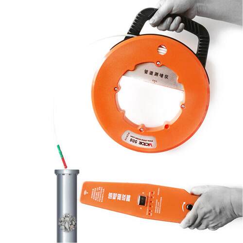 胜利仪器管道测堵仪VC508/508A塑料管测堵器PC管穿线管堵塞测堵仪