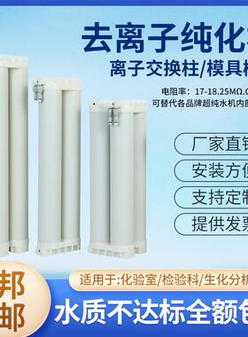 去离子超纯化柱天创立纯水柱立纯57.5cmE56离子交换柱模具树脂