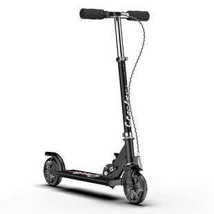 滑车滑板2儿童童pu车外贸手刹闪光可折叠升降轮滑车带sootre畅销